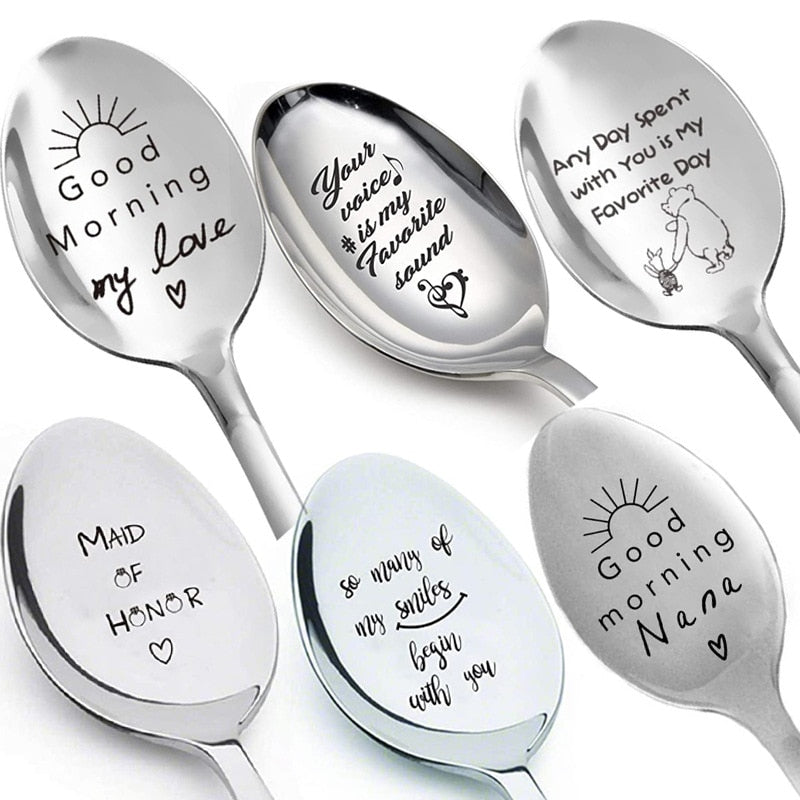 Valentines Day Gift Stainless Steel Spoon