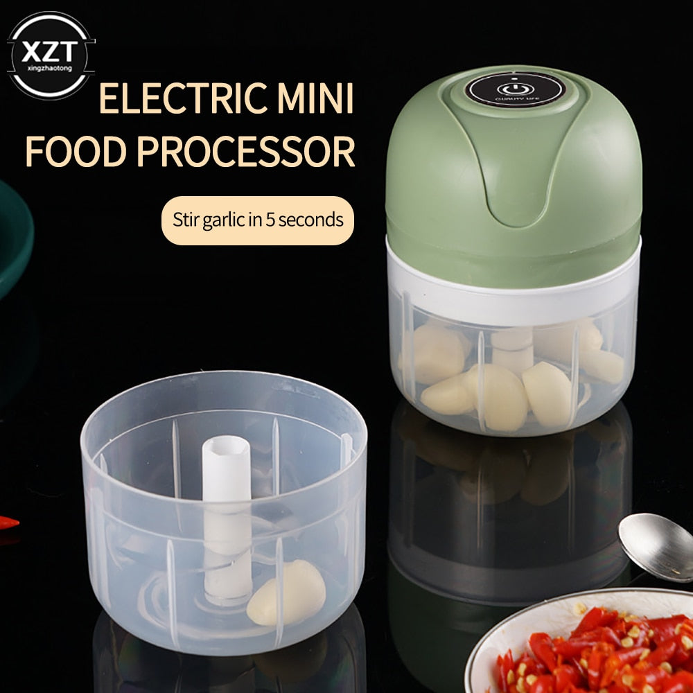 Electric Mini Food Processor