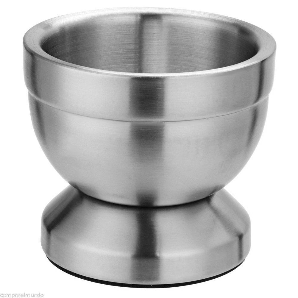 Stainless Steel Metal Mortar Pestle Bowl