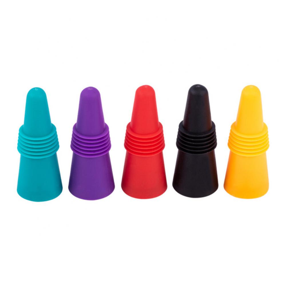 Silicone Wine Bottle Stopper Set