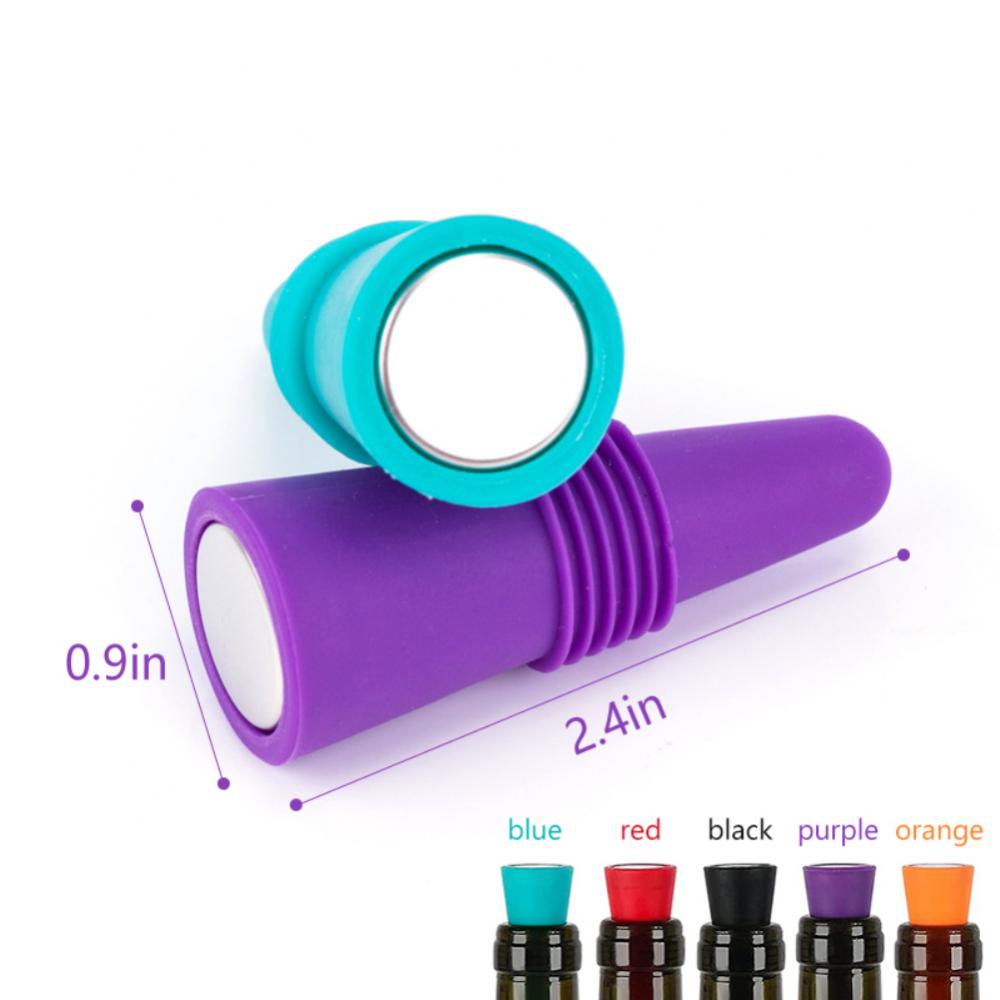 Silicone Wine Bottle Stopper Set