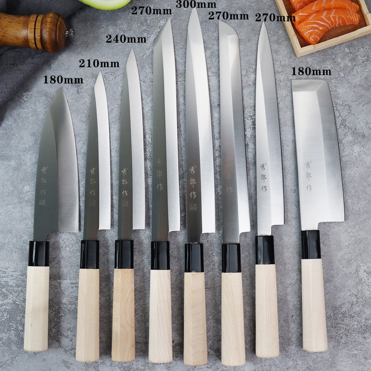 Professional Japanese Sashimi & Fish Filleting Knife Sets