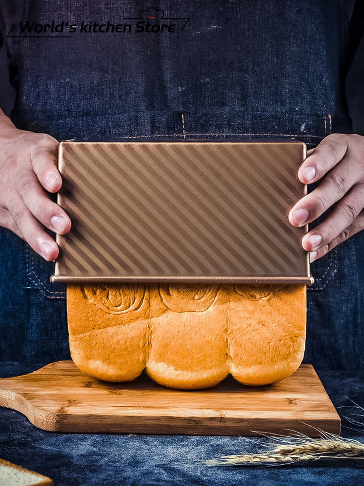 Rectangle Loaf Pan with Cover Bread Baking Mould