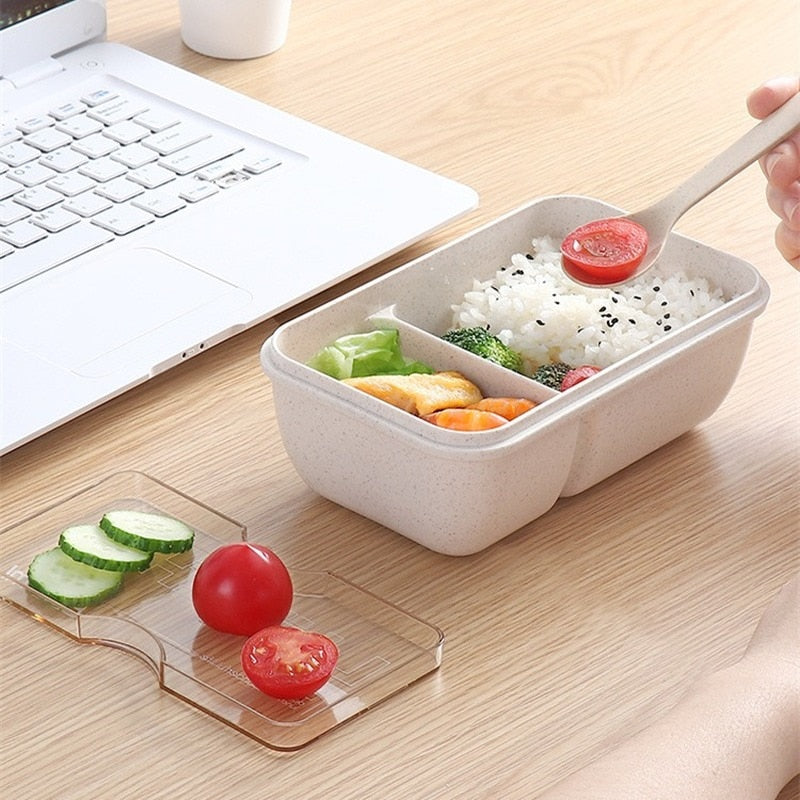 Wheat Straw Japanese-style Bento Boxes