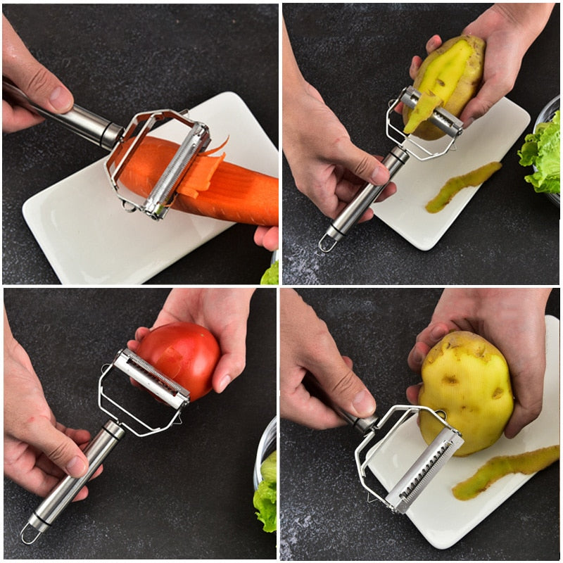 Multi-Function Stainless Steel Peeler