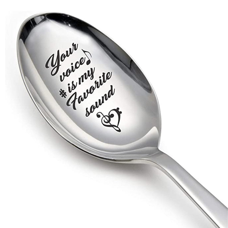 Valentines Day Gift Stainless Steel Spoon