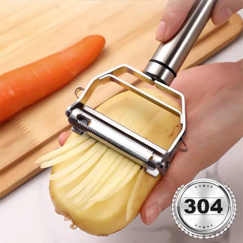 Multi-Function Stainless Steel Peeler