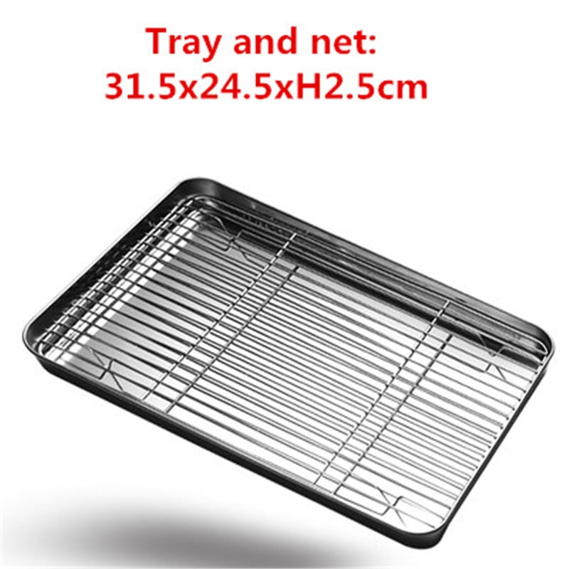 Stainless Steel Sheet Pan with Cool Rack