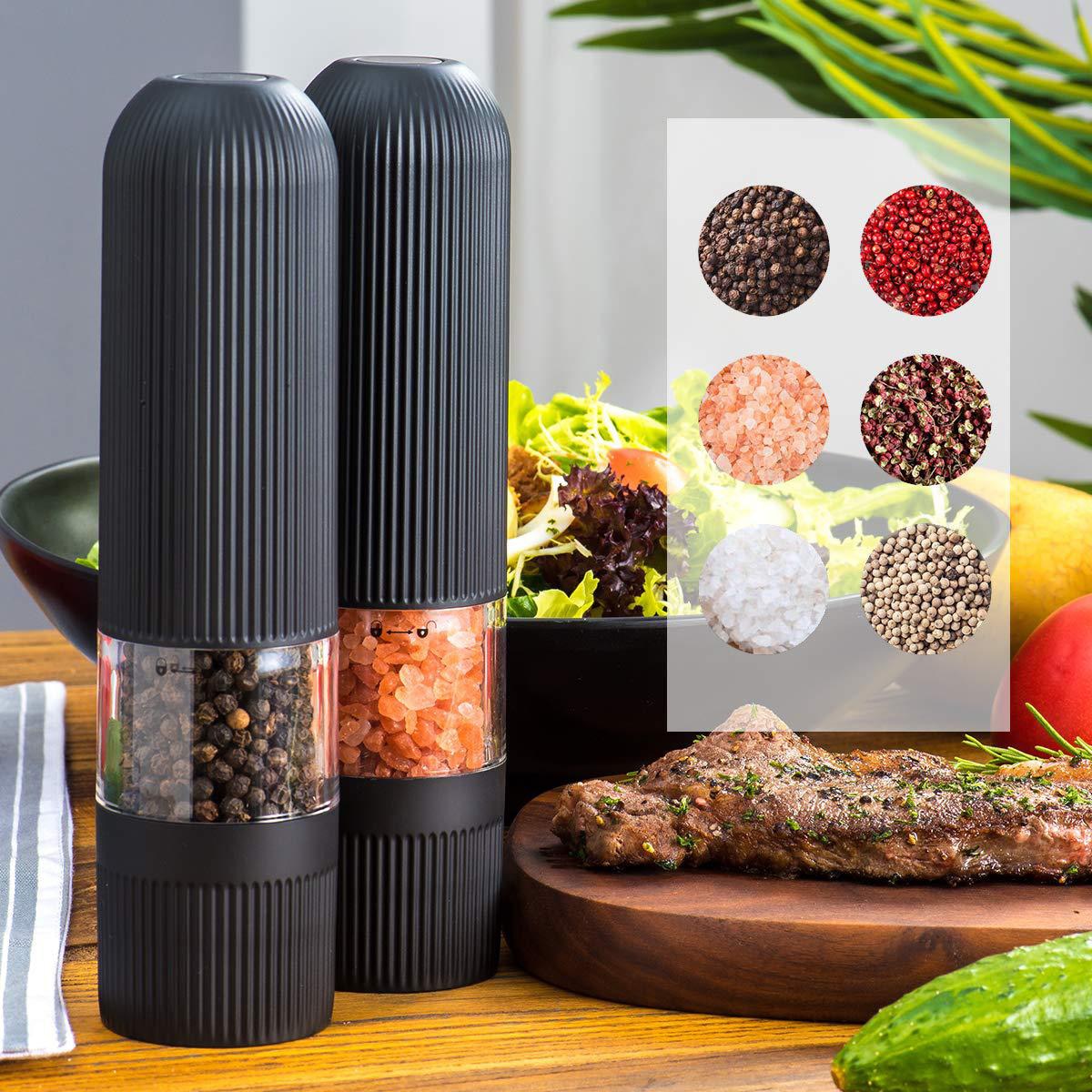 Electric Salt and Pepper Grinder with stand