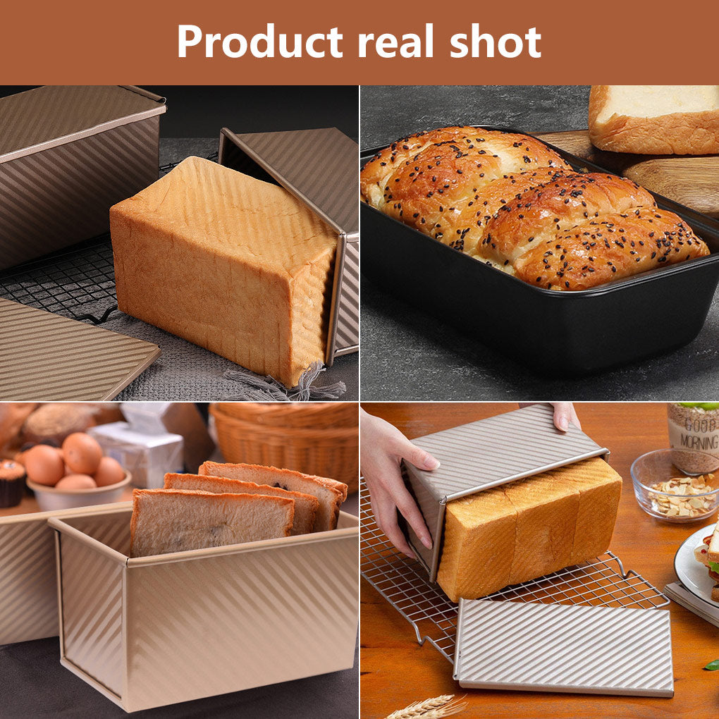 Rectangle Loaf Pan with Cover Bread Baking Mould