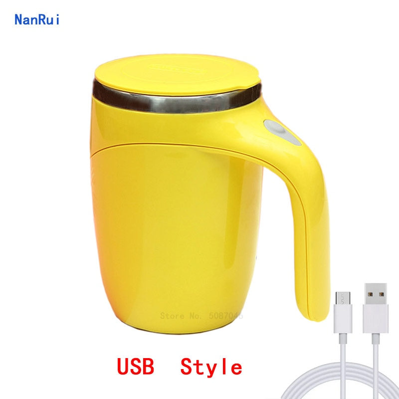 Automatic Self Stirring Magnetic Mug Stainless Steel