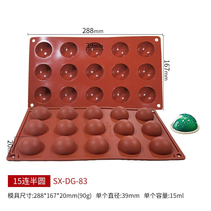 Silicone Chocolate Dome Chocolate Molds